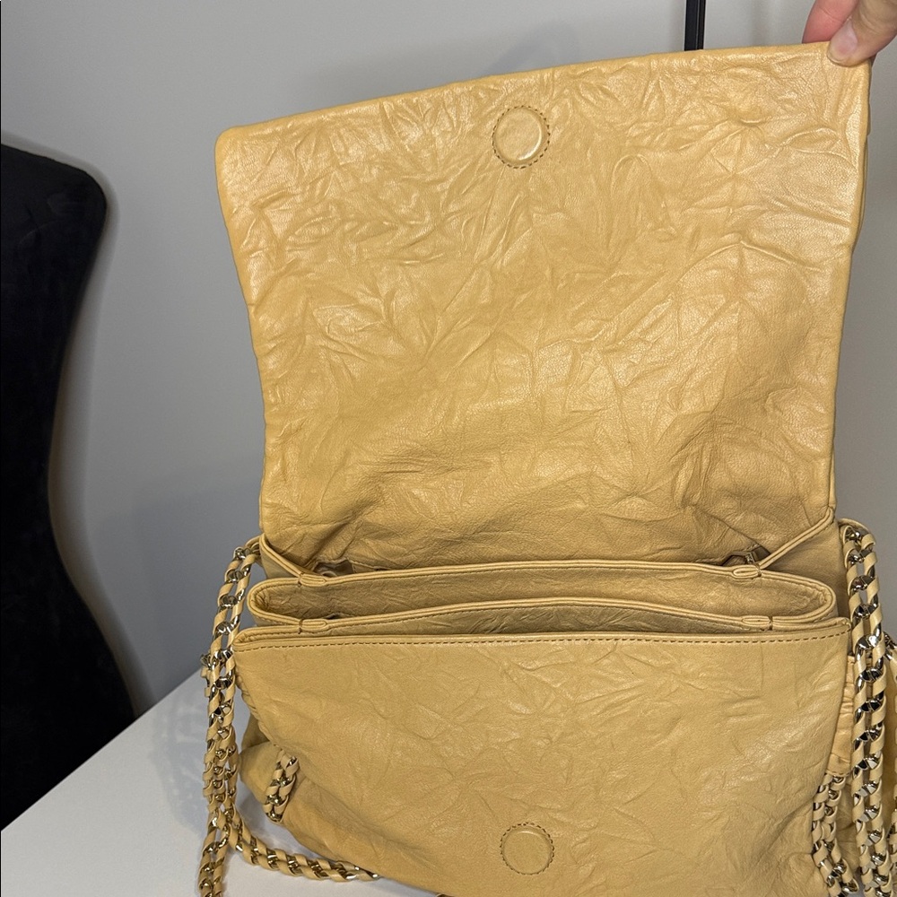 MCM Tan Leather Shoulder Bag - Picture 7 of 13